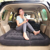 Car inflatable mattress trunk air bed tent camping outdoor inflatable mattress flooring dual-purpose honeycomb SUV flocking gray