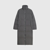 THORNSAURA Thorn Light THORNSAURA 2025 Winter New 90 White Duck Down Long Stand Collar Warm Down Jacket Women Space Gray M