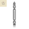 Shushe Slotted Cross Bit, Strong Magnetic, Super Hard, Anti-Slip, Double-ended Dual-Hand Electric Drill Special Electric Screwdriver Head, High Hardness, Upgraded Fully Grinded Steel 100L*SL5 (Single-shaped Cross), Single