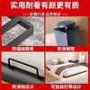 Cheng Guanyu SF Express comes to your door Modern simple 1.8m double iron bed Stainless steel iron frame bed suspended bed frame cool black waffle soft package suspended bed 1.8m*2.0m