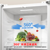 Rongsheng 431-liter refrigerator cross-door refrigerator with first-level energy efficiency air-cooled frost-free large capacity household multi-door built-in refrigerator BCD-431WD3FP national subsidy store hot model 431-liter snowy white cross-door door
