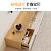 Meimu Home solid wood TV cabinet floor-standing 2025 new living room home modern simple coffee table TV cabinet combination solid wood color + jade dust white 1.6 meter TV cabinet two drawers and one flip door