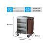 Hotel linen cart, guest room service cart, hotel work cart, cleaning cart, stainless steel trolley, cleaning cart, single-sided linen cart