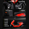 Jihe Phoenix high-performance electric motorcycle for commuting and taking out food, large pedal space, long endurance, lead-acid smart electric motorcycle, Aurora White, standard motor/front disc and rear drum/basic model 72V20ah/six brand new black gold batteries/ready to ride upon arrival