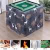 Bai Chao's new fully automatic mahjong machine table cover, fire table cover, warm mahjong table cloth, thickened square heating table cover, new style / fortune deer / cotton cover / mahjong machine cover universal / 95-95 high 75 / upgraded thickened version