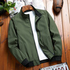 Playboy Men's Casual Jacket 2025 Spring and Autumn New Stand Collar High-end Trendy Baseball Uniform Short Windbreaker Men's Black XL