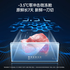 Meiling Frozen Fresh 511 King French multi-door ultra-thin zero-embedded dual-system dual-cycle frequency conversion air-cooled frost-free household refrigerator BCD-511WFPU9CDZX