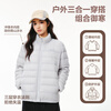 NetEase carefully selects 25 new products, lightweight fluorine-free three-in-one down jacket, functional, technological, knitted, windproof, breathable, scratch-resistant and wear-resistant U1 placket style - Phantom Black (three-in-one down liner) 2XL