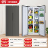 AUX refrigerator double-door household cross-door four-door multi-door large-capacity household refrigerator electronic temperature control ultra-thin and embeddable first-class energy efficiency 426 upgraded double-door odor purification and sterilization