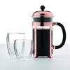 BODUM Chambord French Press 1000ml stainless steel glass coffee pot made in Portugal