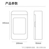 Jingyan chopstick sterilizing and drying all-in-one machine household chopstick cage wall-mounted punch-free chopstick box storage box storage rack plug-in model sterilization + high temperature drying + smart cruise partitioned storage dynamic digital screen + visual pane