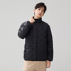 Snow Flying (SNOWFLYING) Lightweight Down Jacket Short 25 Autumn and Winter Stand Collar Casual Versatile Warm 90 Duck Down Jacket Men's Black XL