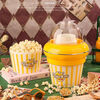 MOBEE popcorn machine fully automatic small household children's birthday gift corn popcorn machine corn popcorn machine red 8 bags of corn