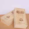 Red wine gift box empty box high-end single and double Paulownia wine packaging box universal red wine wooden box 2-pack double Paulownia wine not included