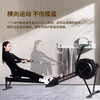 MI Xiaomi Jiao Magnetic Resistance Wind Resistance Rowing Machine Home Fitness Aerobic Rowing Sports Equipment Folding Rowing Ergometer H369 Flagship Model - Black - Aluminum Alloy Guide Rail