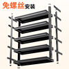 Quanpinwu kitchen rack floor-standing multi-functional appliance shelf storage household shelf microwave storage cabinet 100404