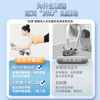 Peak Abdominal Wheel Automatic Rebound Household Elbow Support Tablet Exercise Abdominal Training Equipment Fitness Equipment Men's and Women's Roller White Gray Strong Rebound/Does Not Hurt the Floor Free Small Kneeling Mat