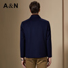 Antonio 20% cashmere & 80% sheep wool light luxury lapel jacket men's autumn and winter casual woolen business jacket