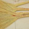 Bun Peng broom, golden seedling sorghum, thick sweeping, rural old-fashioned broom, handmade household broom, school courtyard sanitation, reinforced and durable, about 85 long