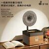 Yun Feiyang CD player fever-grade CD player DVD player VCD player retro Bluetooth audio U disk speaker FM radio CD record player home all-in-one birthday gift walnut with official green