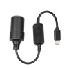 He Jiangong black thickened copper wire 5V to 12V driving recorder boost power supply USB to cigarette lighter adapter cable black