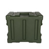 Iosn rotomolding box emergency supply box outdoor waterproof combat readiness box airdrop box transport box equipment box storage box factory purchasing agent military green (1200*800*620)MM