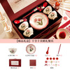 OIMG wedding gifts for newlyweds, newlyweds, girlfriends and sisters, practical high-end tableware for moving, brocade box - Huayang tableware set 10 pieces