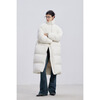 THORNSAURA Thorn Light THORNSAURA 2025 Winter New 90 White Duck Down Long Stand Collar Warm Down Jacket Women Space Gray M