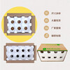 Fruit apple pomegranate pear kiwi orange peach foam box holder special postal express foam box foam tray set of foam boxes small 12 pieces single layer hole 8.5cm 8 pcs + carton