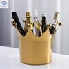 Oeny's new crown stainless steel ice bucket club champagne bucket red wine ice bucket bar KTV wine cooler silver crown ice bucket