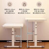 Jingcai computer table lifting table desk study table student writing table bedroom bedside table JDZ13 white 120cm