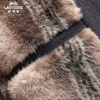 Classic car (LAOYECHE) Containing sheep wool Dad's woolen jacket men's autumn and winter middle-aged and elderly plus velvet thickened woolen jacket men's clothing