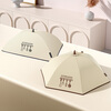 Baijie insulated vegetable cover foldable dust-proof and fly-proof dining table cover velvet cloth food cover dish cover 80cm