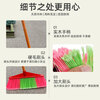 Jiang Tingke wooden pole plastic broom hard bristles wholesale household sanitation water sweeping outdoor soft broom hair school plastic broom straight pole broom full length 90cm 5 pack
