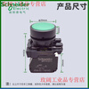 Schneider push button switch XB5AA31C flat head self-resetting green inching switch ZBEE101C red normally closed XB5AA21C (black 1 normally open self-resetting)