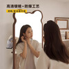 Jingxi Selection Mirror Bear Bookshelf Rotating Moving Full Body Mirror Bookshelf Integrated Mirror Storage Mirror Rotating Bear Style Walnut Color 40*168cm
