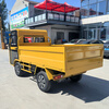 Huiyoujie pure electric garbage truck property community flatbed transport truck urban sanitation garbage collection truck small electric truck standard version 72V100AH (excluding dump three-door)