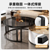 Yang Yiyue simple coffee table living room home side table light luxury small apartment coffee table TV cabinet 60 fish belly white slate + 70 tempered glass