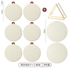 Mili Fengwu insulation mat dining table mat casserole mat bowl mat coaster household silicone anti-scald cream white 16cm 6 pieces + 2 22cm pot mats + storage rack insulation mat