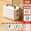 Electric lunch box for heating and keeping warm rice. Mini portable rice cooker for office workers. It can steam and automatically shut off the power. Double layer 1200 ml. 304 stainless steel inner tank. Double layer 1200 ml.