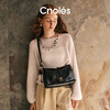 Cnoles Sun Qian's same style Wanqing bag women's leather autumn and winter new large capacity commuter shoulder crossbody hobo bag