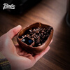 Bincoo walnut coffee bean electronic scale hand brewed coffee bean weighing machine coffee bean weighing tray coffee bean dish weighing walnut bean dish electronic scale + sealed jar