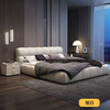 YHGFEE cat leather bed Zhen leather bed master bedroom king bed double 1.8x2m wedding bed tatami 1.5m home internet celebrity custom color 1500mm*1900mm