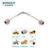 XINQY Xinqiyuan 086 copper tube RF connection cable DC-18GHz semi-steel/rigid SMA connector equipment signal test fixed extension cable SMA female-SMA female 0.1m