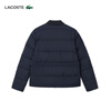 LACOSTE French crocodile women's 25 autumn and winter new solid color zipper goose down jacket | BF2502 166/navy blue L 40