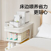 Youchenle removable bedside feeding table baby products storage rack trolley floor-standing bedroom large-capacity storage storage rack