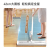 Made in Tokyo, aluminum alloy flat mop 42cm large, hand-wash-free household mopping tool, one mop, including mop*2