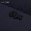 LACOSTE French crocodile women's 25 autumn and winter new solid color zipper goose down jacket | BF2502 166/navy blue L 40