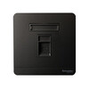 Schneider Yishang series deep space gray single-linked Category 5e information socket with protective door E8331RJS5_DG_C1 Single-linked Category 5e information socket Yishang deep space gray