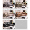 Gu Jia Shufu 2025 new living room sofa leather sofa small apartment straight row cowhide sofa modern simple Italian sofa flagship version Q elastic sitting feeling ecological leather (natural latex version) four-person large four-person 3.2 meters